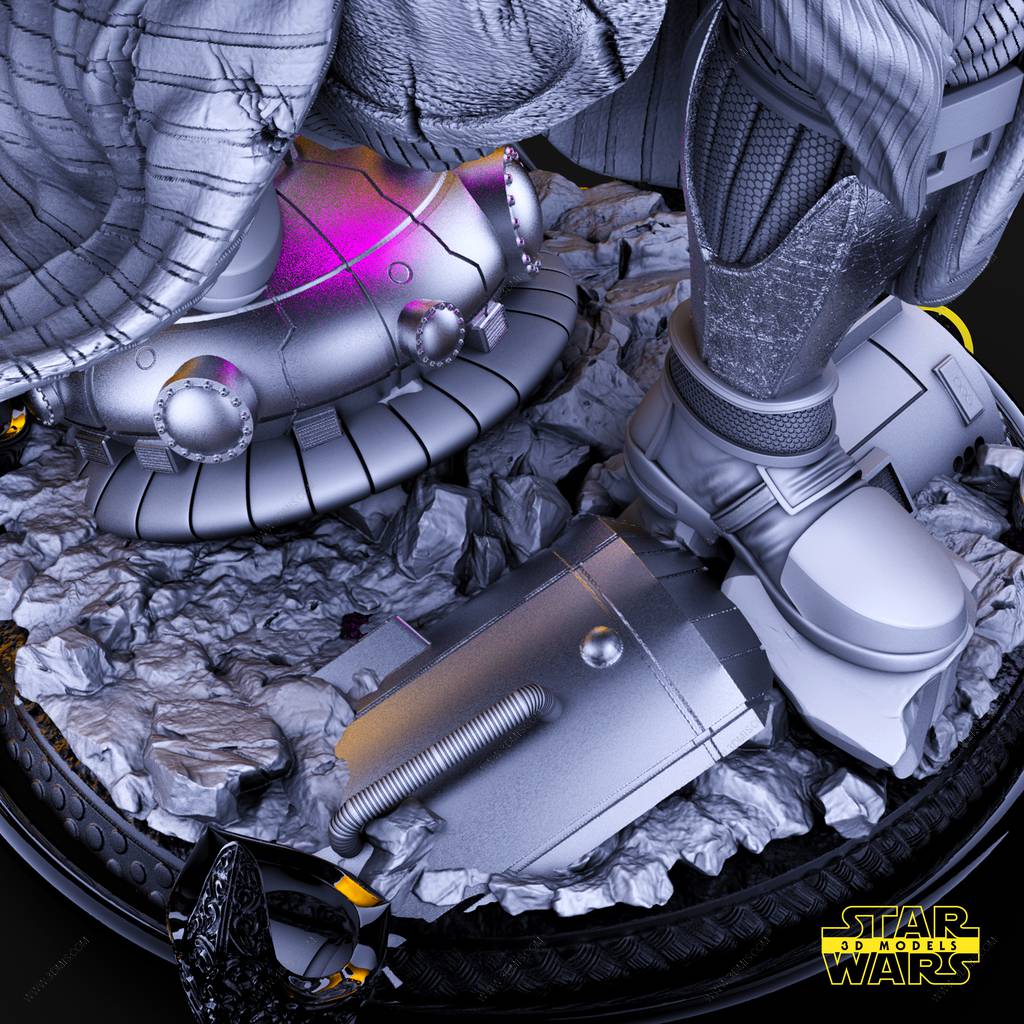 P站图纸印象馆 SW3D 星球大战 达斯·瑞文 SW3D 星球大战 达斯·瑞文