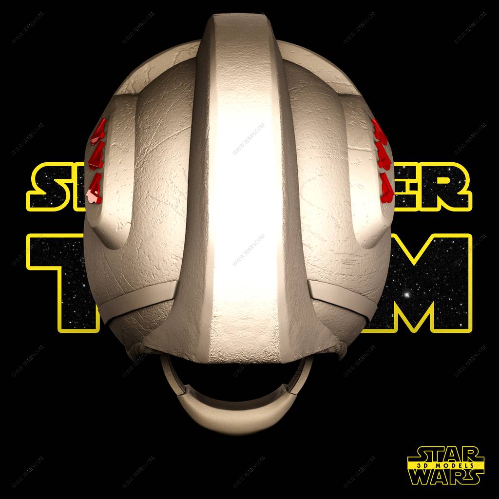 P站图纸印象馆 SW3D 星球大战 卢克·天行者红五头盔 SW3D 星球大战 卢克·天行者红五头盔