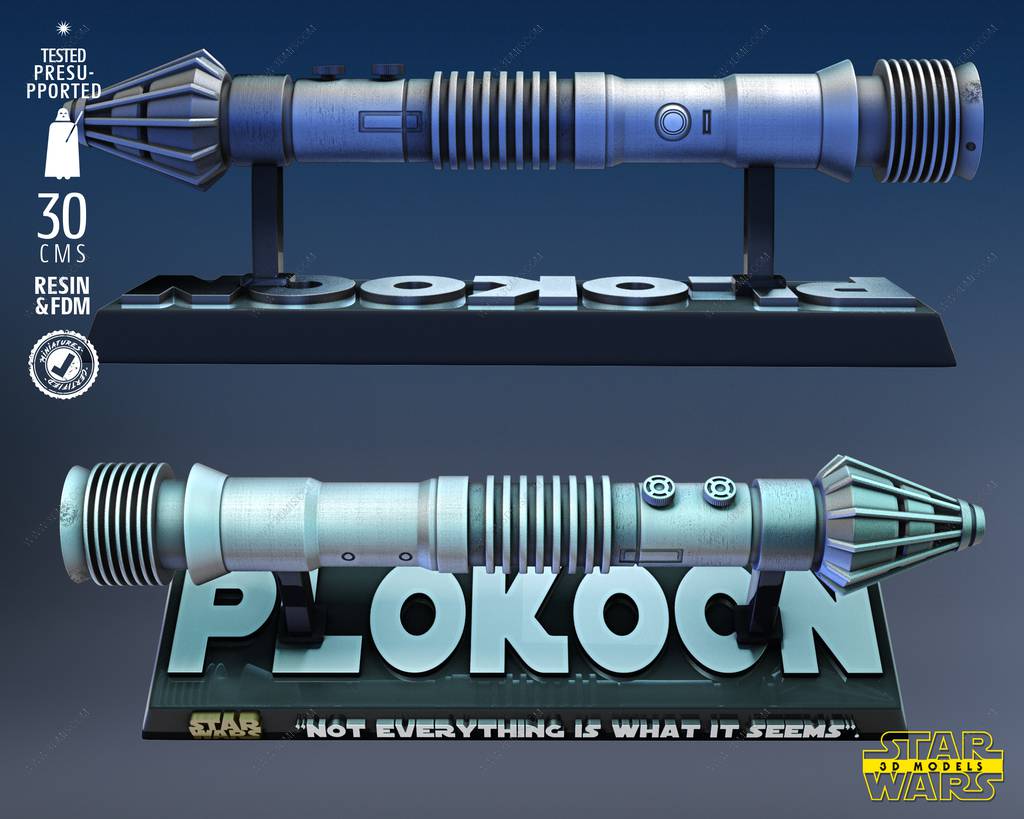 P站图纸印象馆 SW3D 星球大战 普罗·孔的光剑 SW3D 星球大战 普罗·孔的光剑