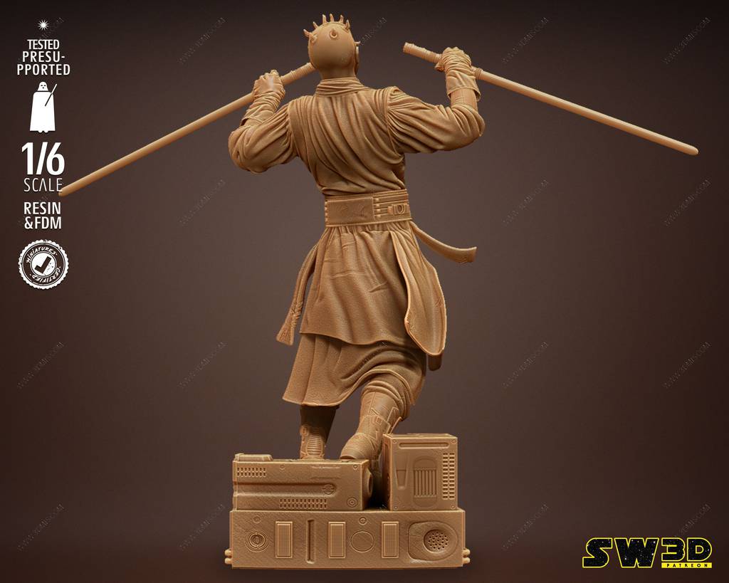 P站图纸印象馆 SW3D 星球大战 达斯·摩尔 SW3D 星球大战 达斯·摩尔