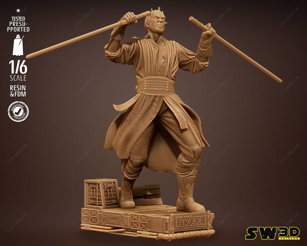 P站图纸印象馆 SW3D 星球大战 达斯·摩尔 SW3D 星球大战 达斯·摩尔