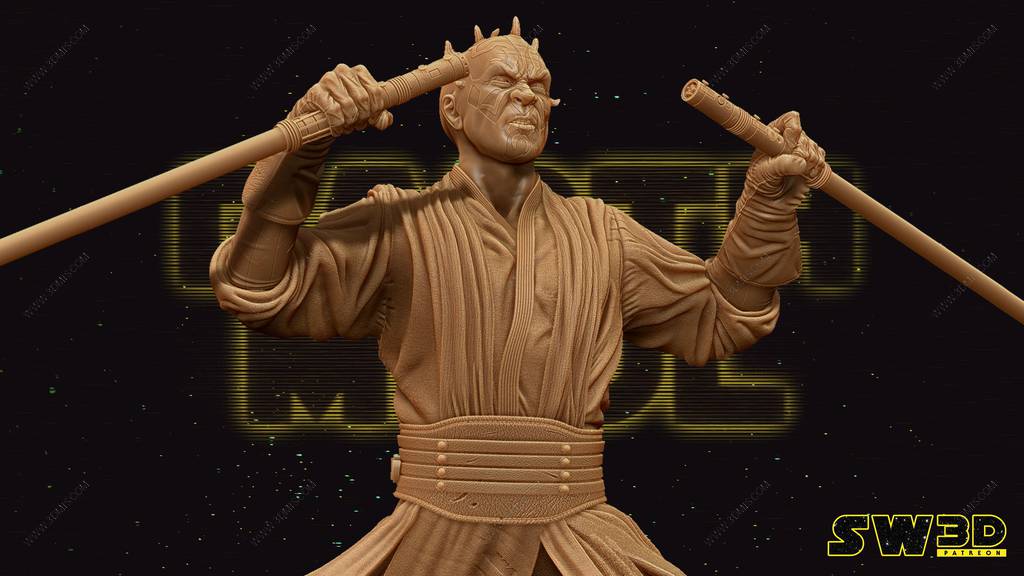 P站图纸印象馆 SW3D 星球大战 达斯·摩尔 SW3D 星球大战 达斯·摩尔