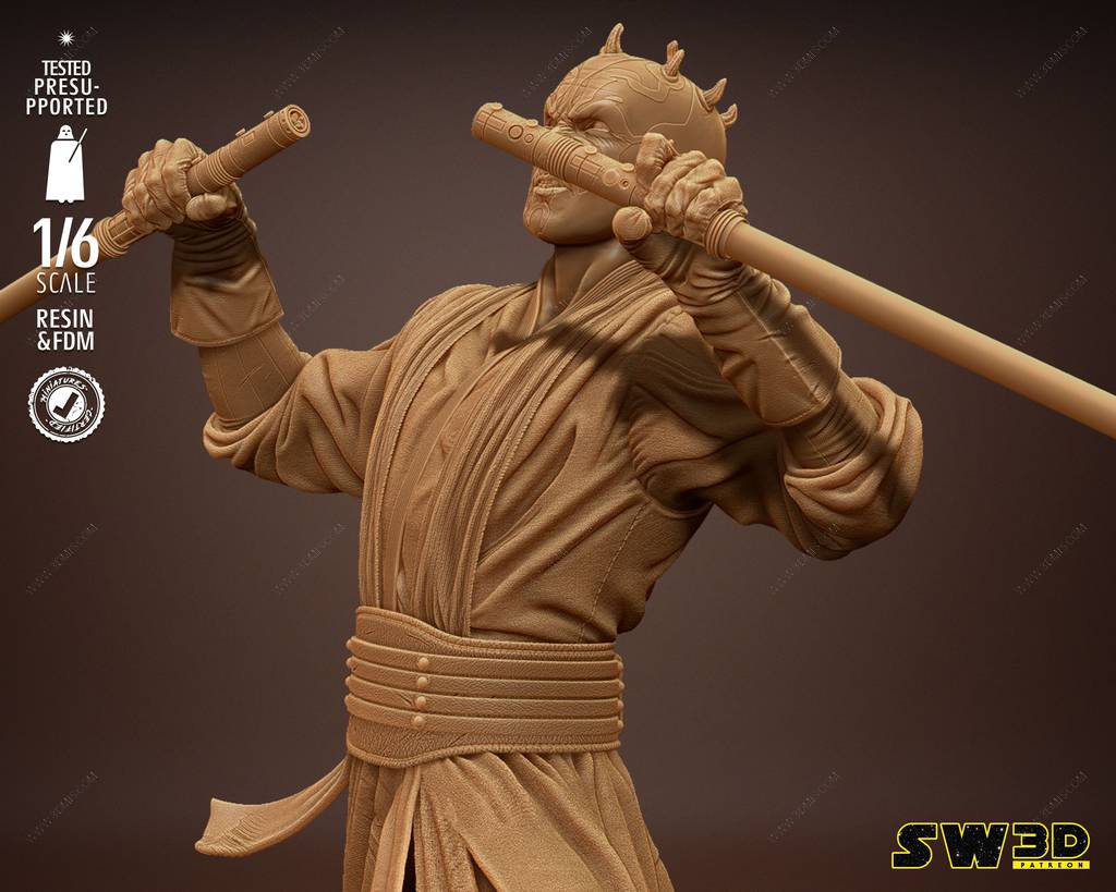 P站图纸印象馆 SW3D 星球大战 达斯·摩尔 SW3D 星球大战 达斯·摩尔