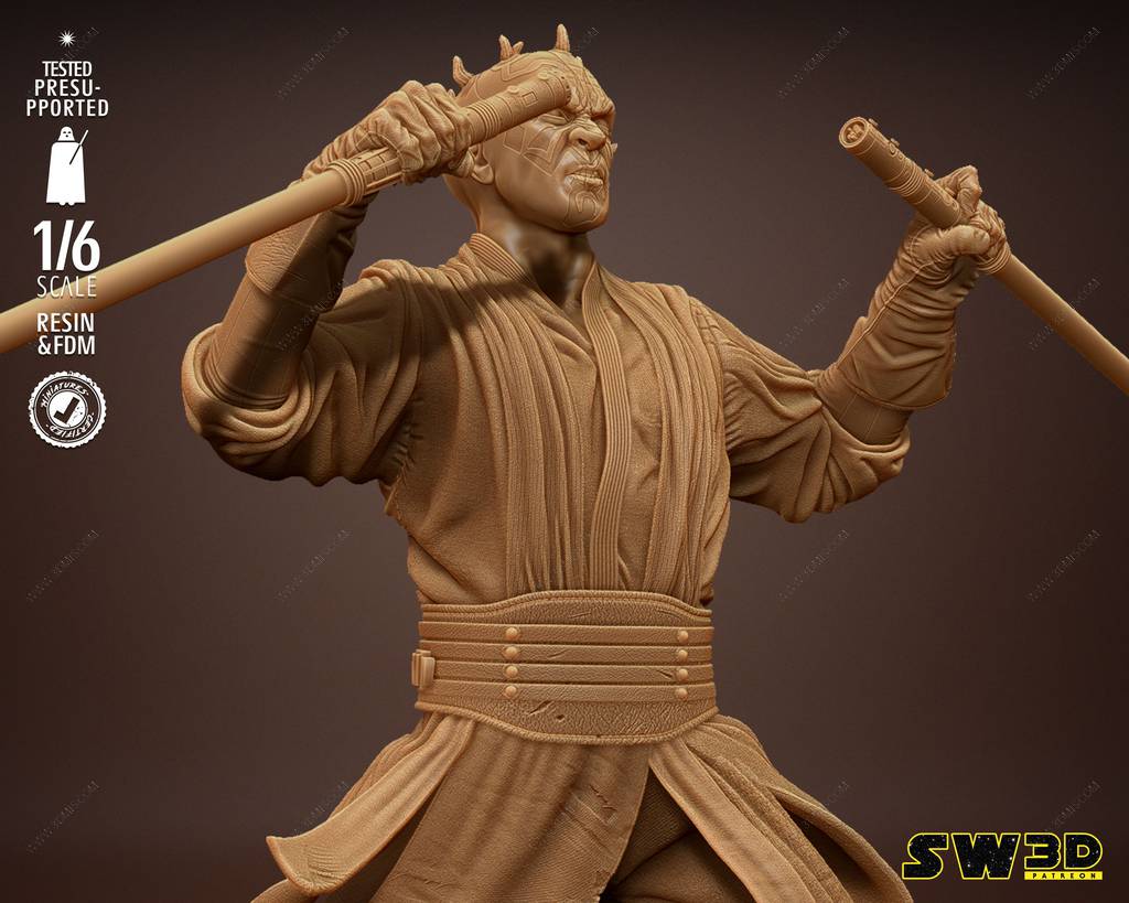 P站图纸印象馆 SW3D 星球大战 达斯·摩尔 SW3D 星球大战 达斯·摩尔