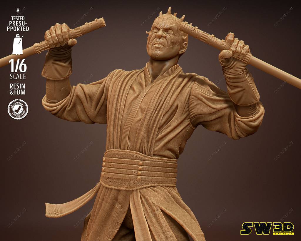 P站图纸印象馆 SW3D 星球大战 达斯·摩尔 SW3D 星球大战 达斯·摩尔