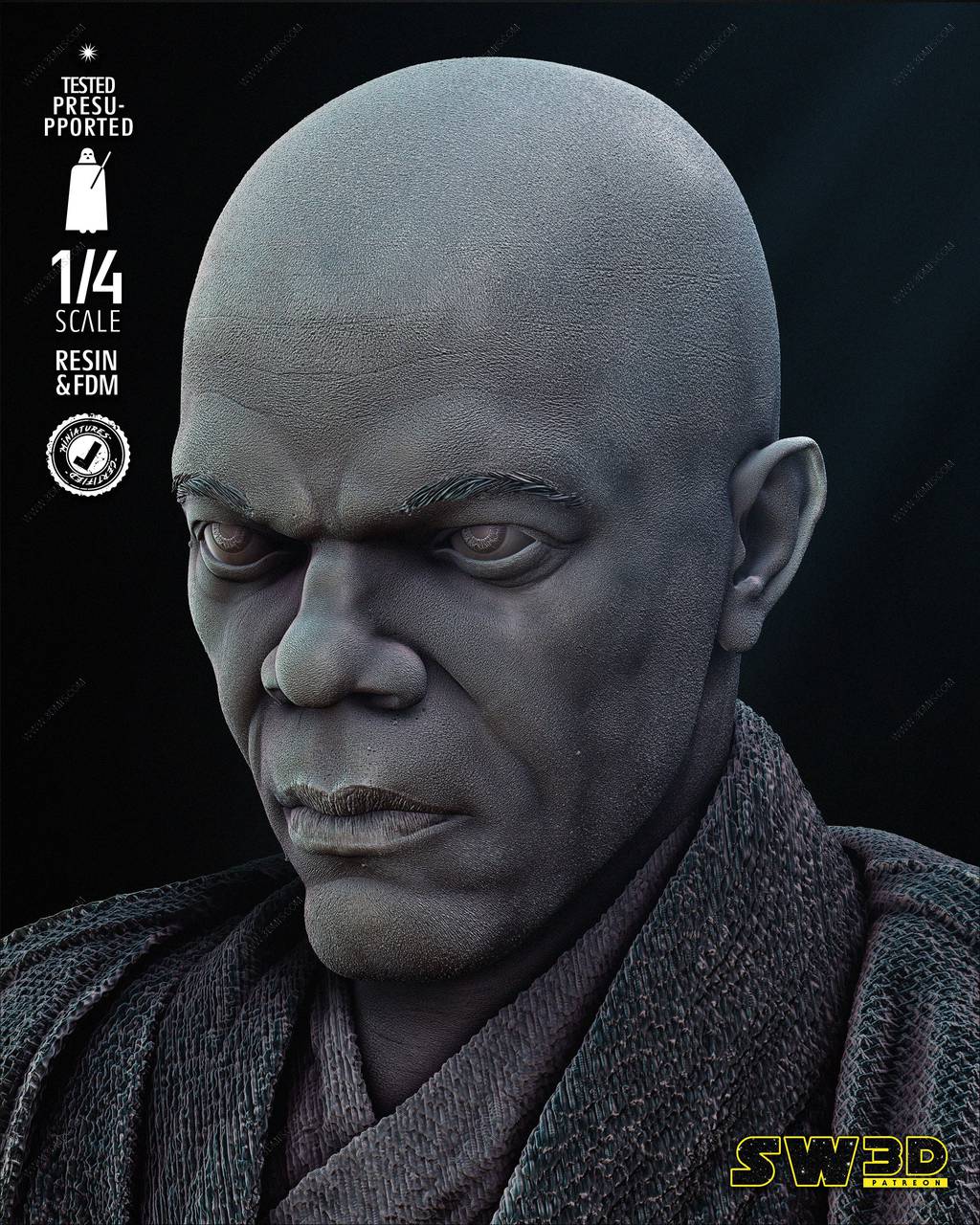 P站图纸印象馆 SW3D 星球大战 梅斯·温杜 SW3D 星球大战 梅斯·温杜