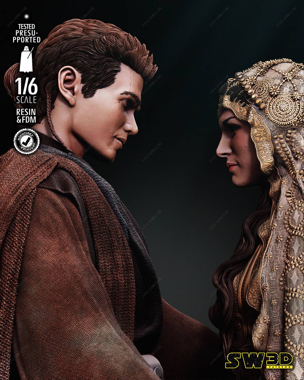 P站图纸印象馆 SW3D 星球大战 阿纳金和帕德梅·阿米达拉 SW3D 星球大战 阿纳金和帕德梅·阿米达拉