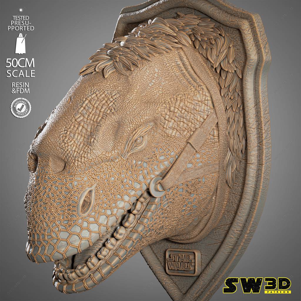 P站图纸印象馆 SW3D 星球大战 湿背蜥挂件 SW3D 星球大战 湿背蜥挂件