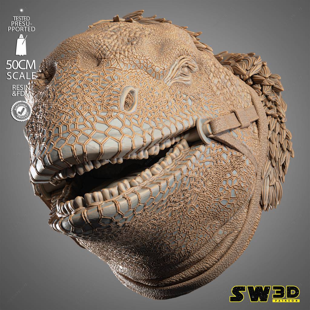 P站图纸印象馆 SW3D 星球大战 湿背蜥挂件 SW3D 星球大战 湿背蜥挂件