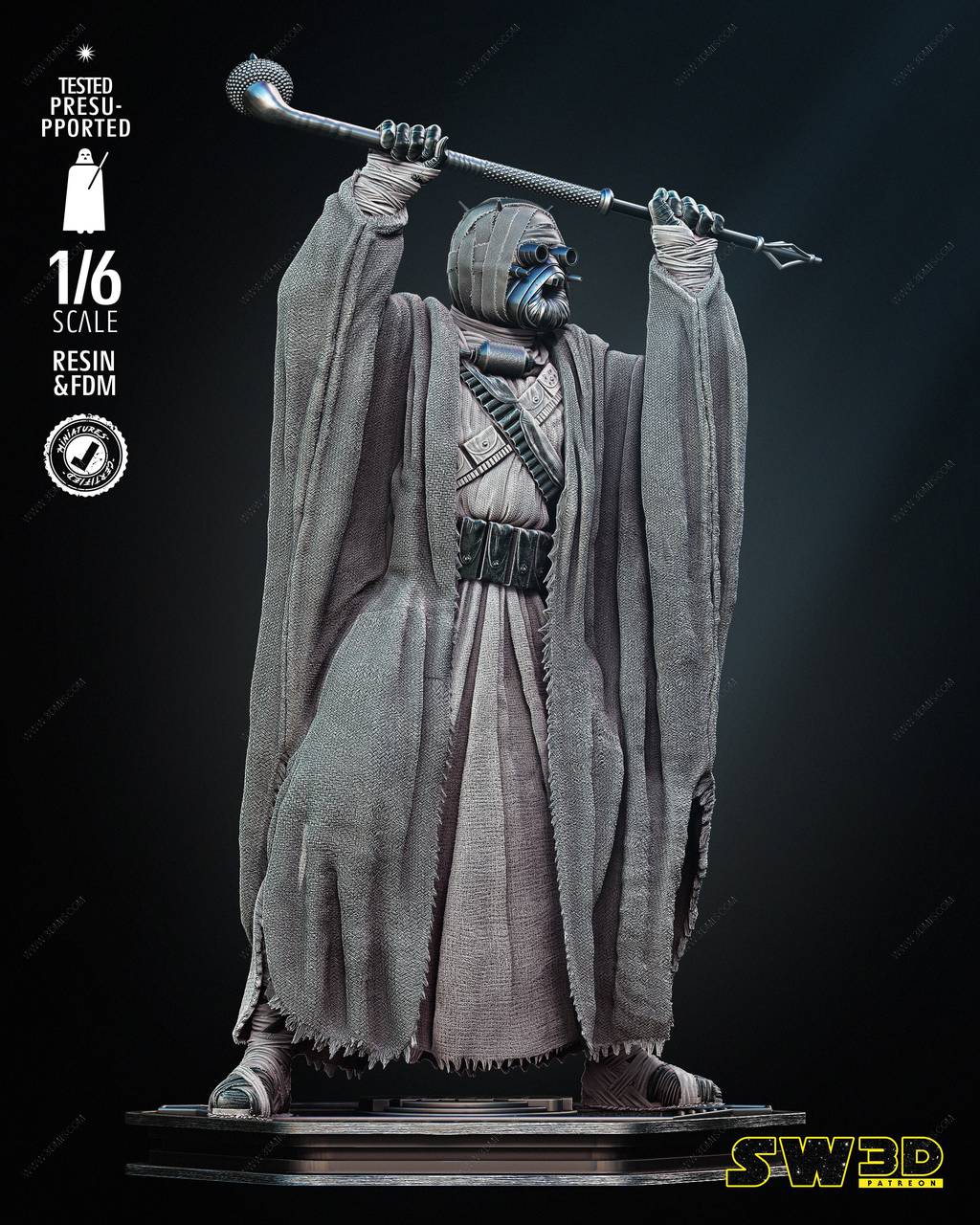 P站图纸印象馆 SW3D 星球大战 塔斯肯袭击者 SW3D 星球大战 塔斯肯袭击者