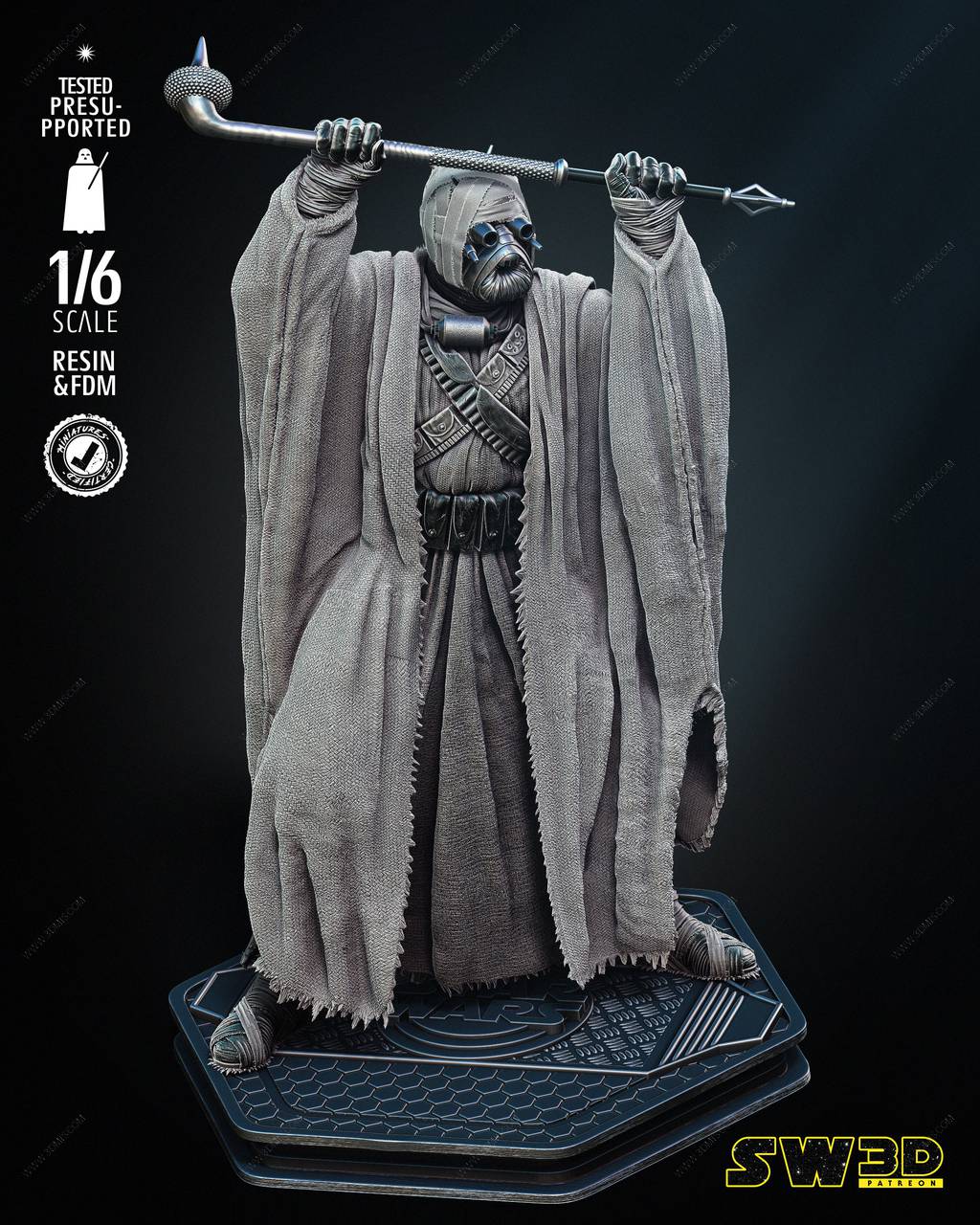 P站图纸印象馆 SW3D 星球大战 塔斯肯袭击者 SW3D 星球大战 塔斯肯袭击者