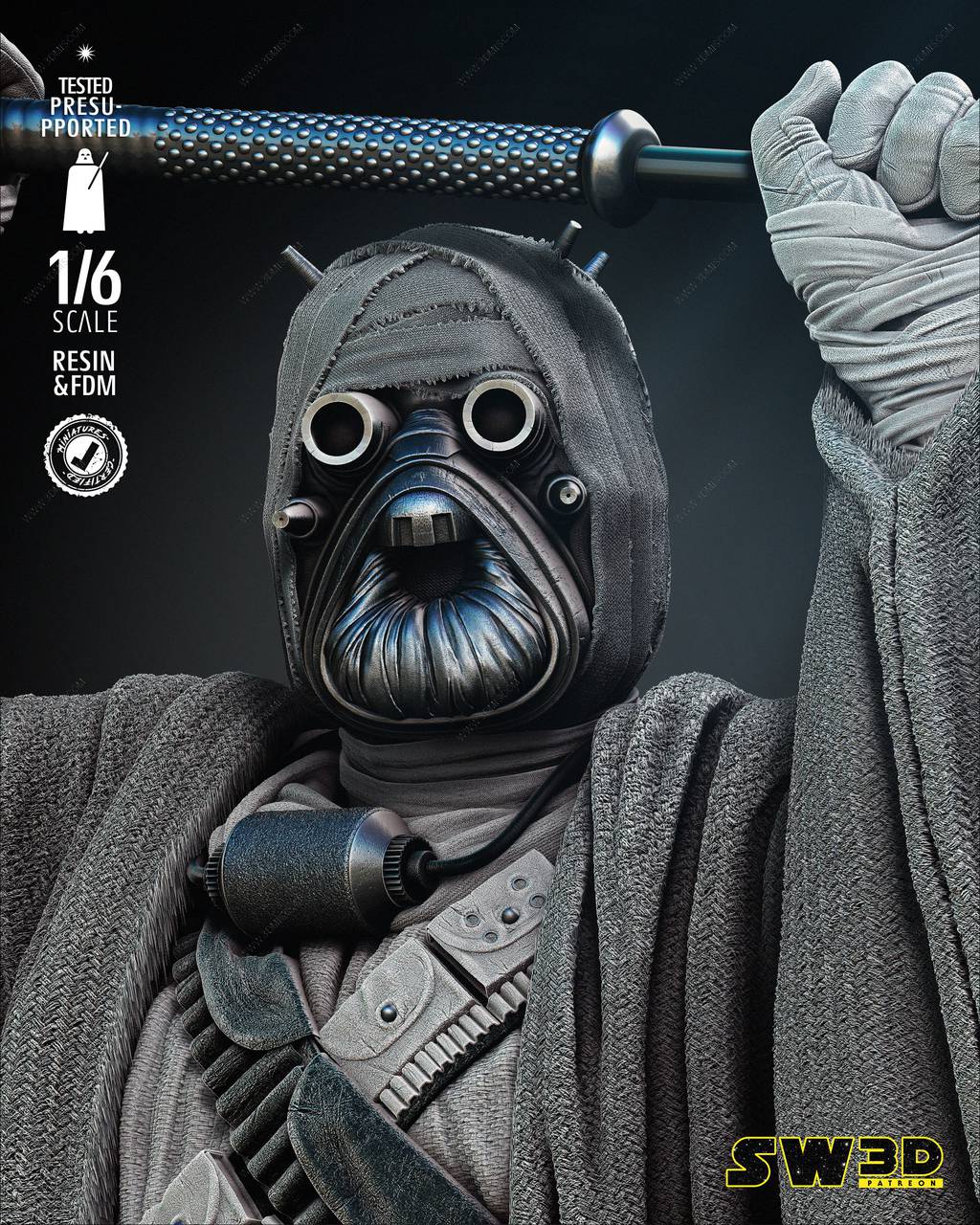 P站图纸印象馆 SW3D 星球大战 塔斯肯袭击者 SW3D 星球大战 塔斯肯袭击者