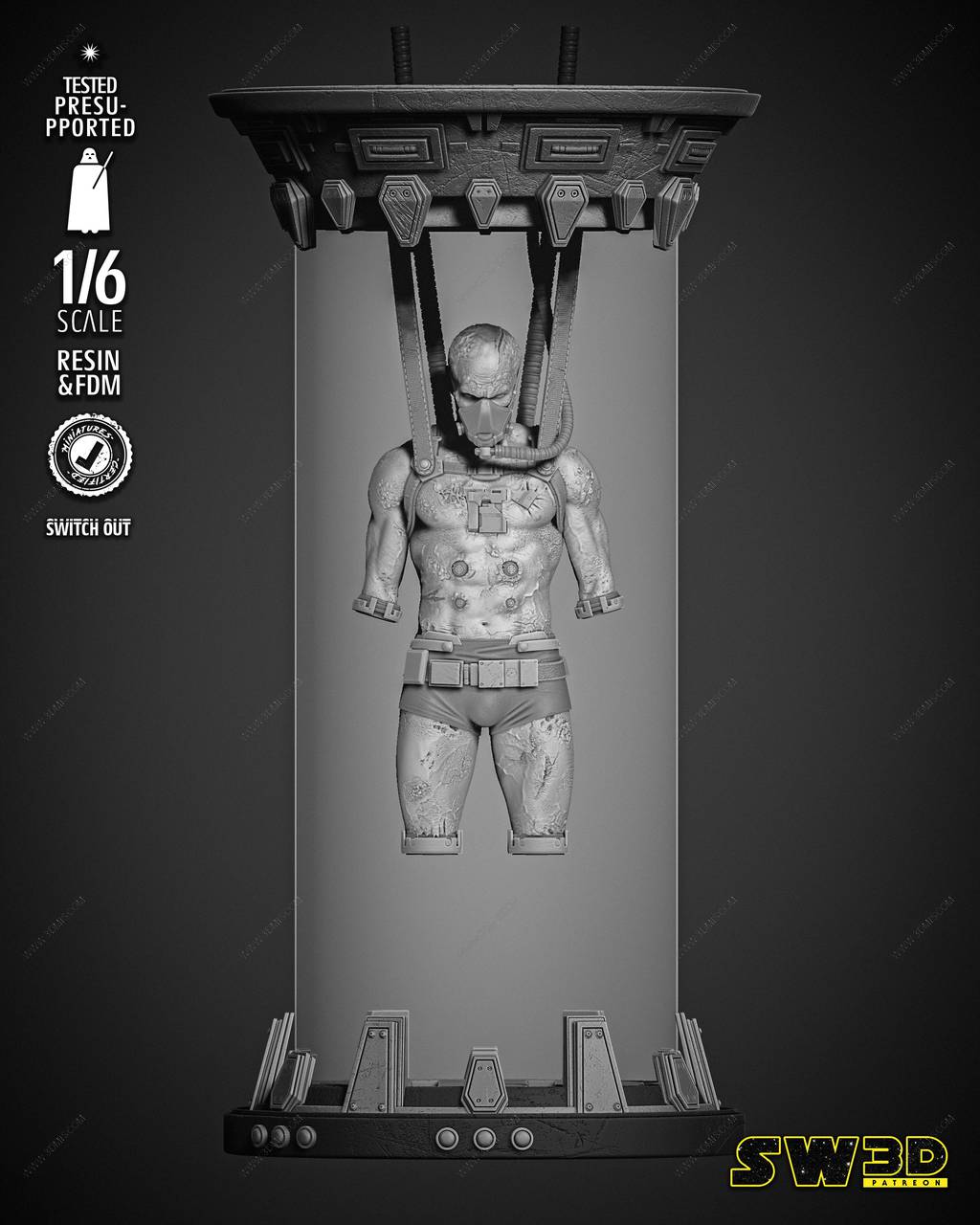 P站图纸印象馆 SW3D 星球大战 达斯·维德 SW3D 星球大战 达斯·维德