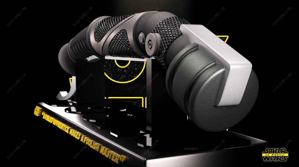 P站图纸印象馆 SW3D 星球大战 杜库伯爵利剑和博斯克武器 SW3D 星球大战 杜库伯爵利剑和博斯克武器