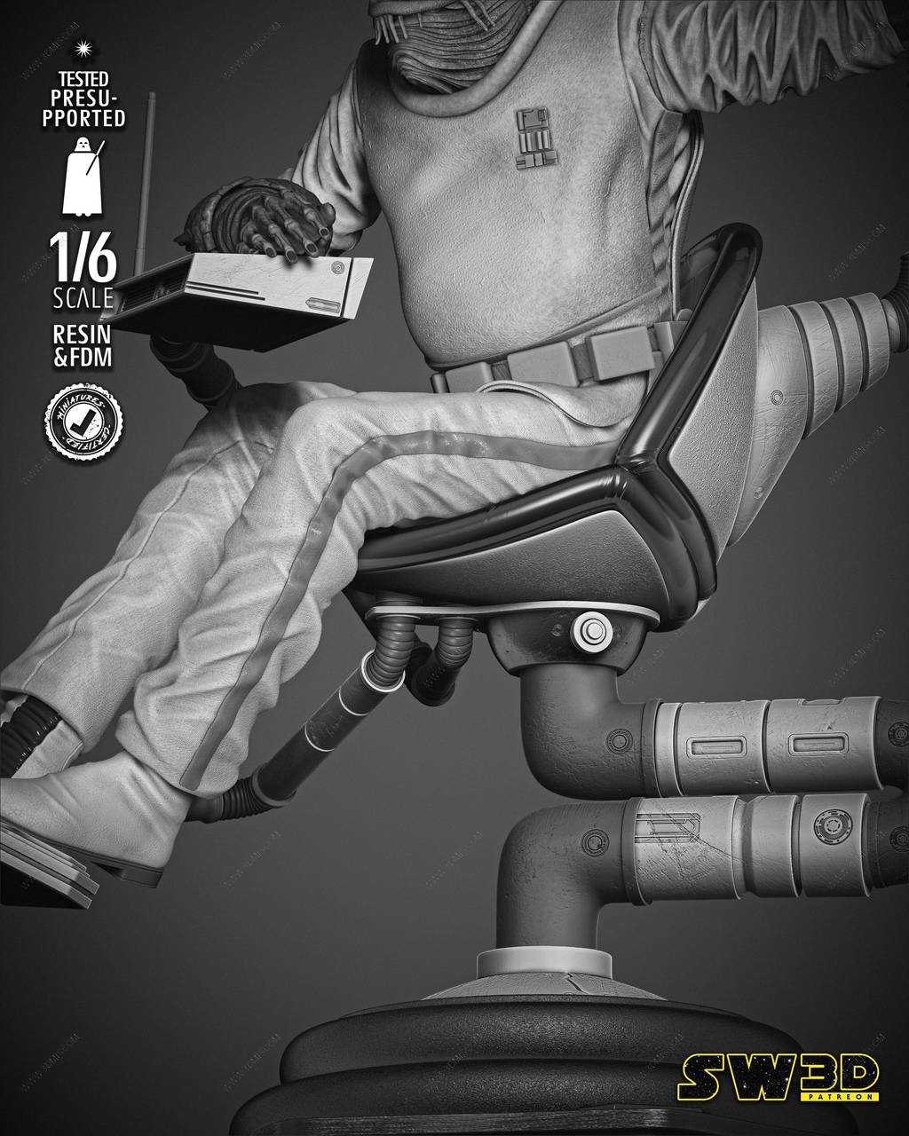 P站图纸印象馆 SW3D 星球大战 贾尔·阿克巴 SW3D 星球大战 贾尔·阿克巴