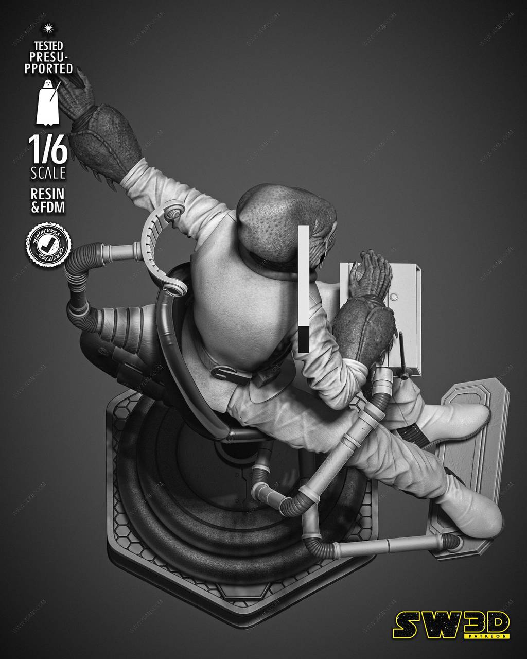 P站图纸印象馆 SW3D 星球大战 贾尔·阿克巴 SW3D 星球大战 贾尔·阿克巴