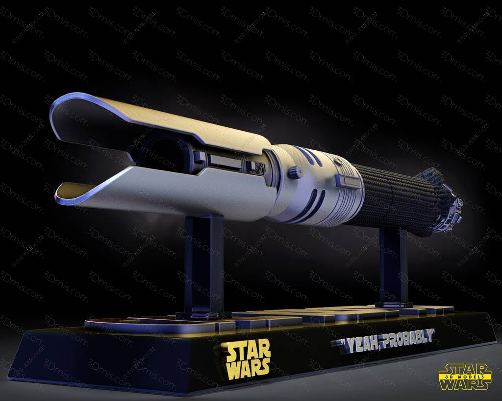 P站图纸印象馆 SW3D 星球大战 卡尔·凯斯提斯的光剑 SW3D 星球大战 卡尔·凯斯提斯的光剑