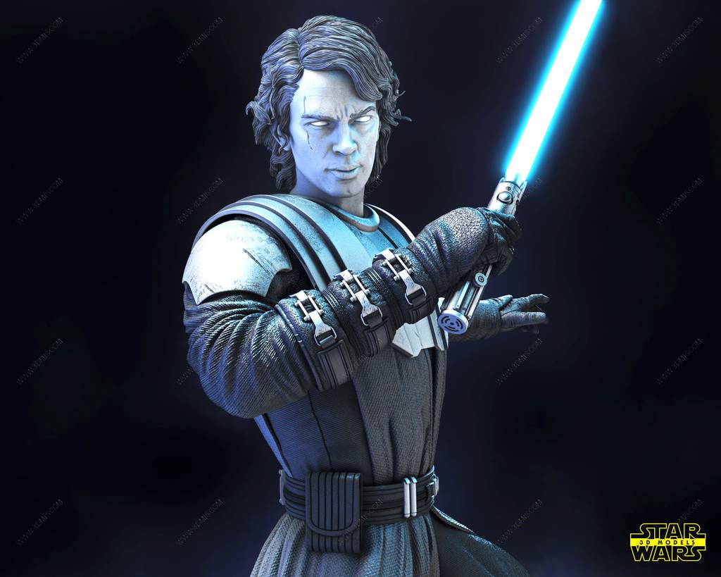 P站图纸印象馆 SW3D 星球大战 阿纳金 SW3D 星球大战 阿纳金