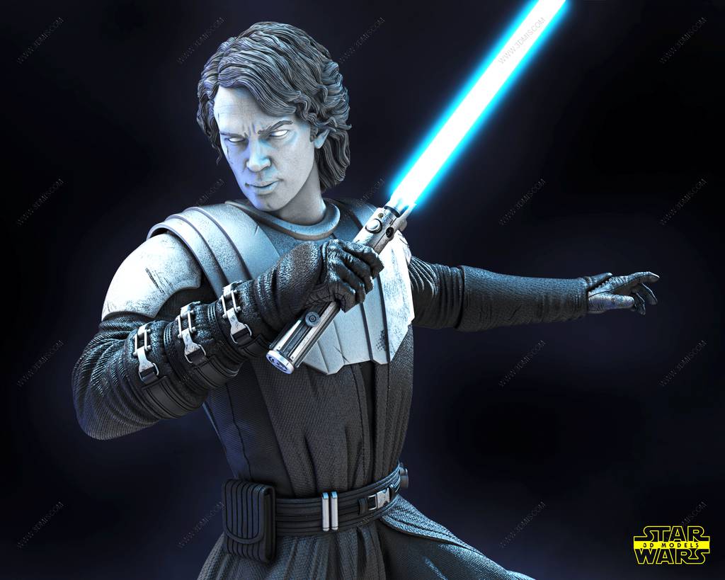 P站图纸印象馆 SW3D 星球大战 阿纳金 SW3D 星球大战 阿纳金