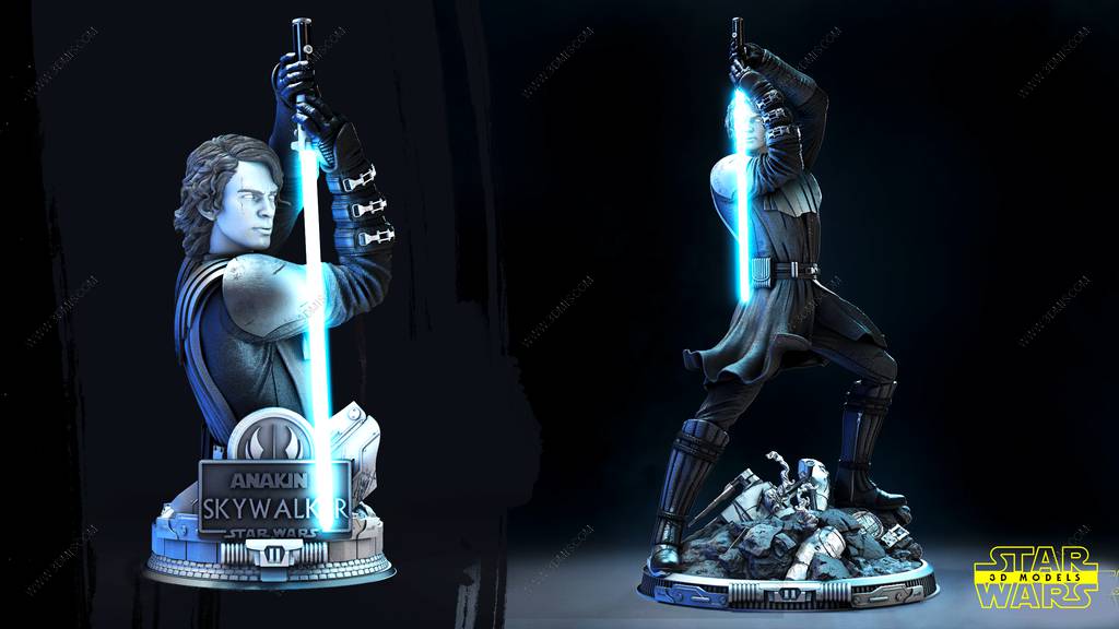 P站图纸印象馆 SW3D 星球大战 阿纳金 SW3D 星球大战 阿纳金