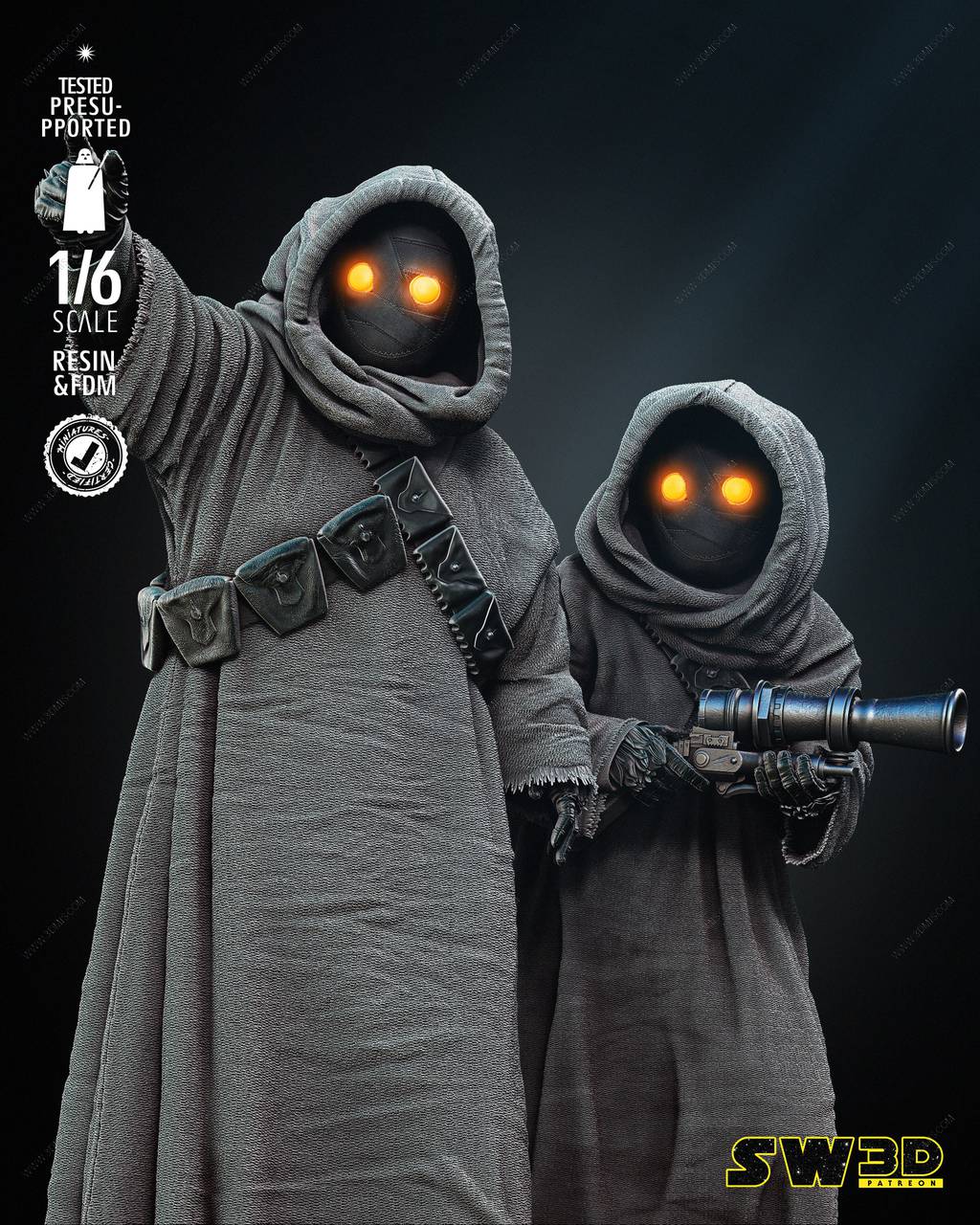 P站图纸印象馆 SW3D 星球大战 贾瓦人 SW3D 星球大战 贾瓦人