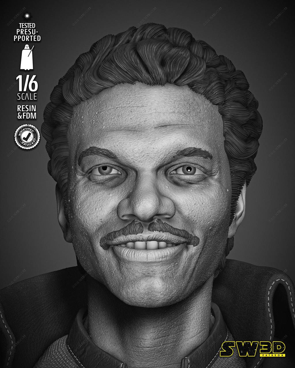 P站图纸印象馆 SW3D 星球大战 兰多·卡瑞辛 SW3D 星球大战 兰多·卡瑞辛