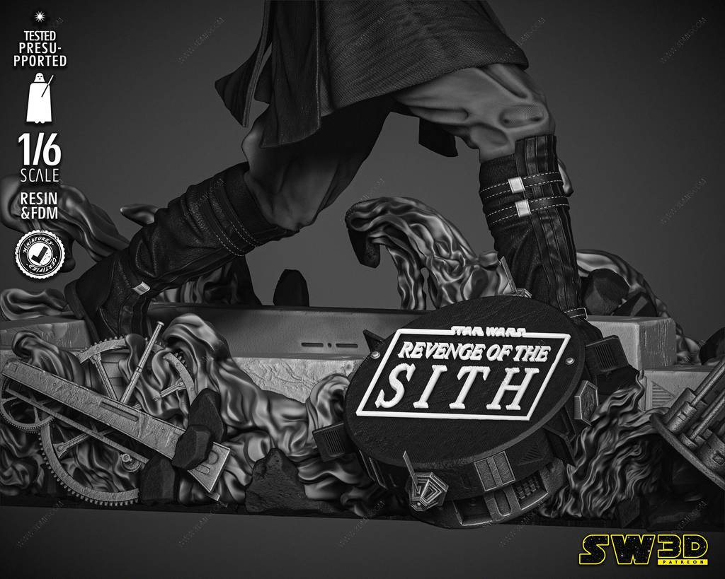 P站图纸印象馆 SW3D 星球大战 欧比旺·克诺比和阿纳金·天行者 SW3D 星球大战 欧比旺·克诺比和阿纳金·天行者