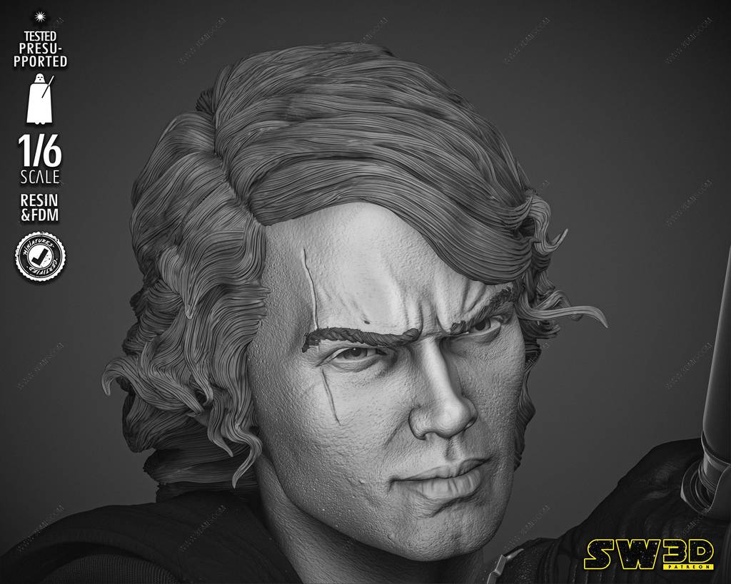 P站图纸印象馆 SW3D 星球大战 欧比旺·克诺比和阿纳金·天行者 SW3D 星球大战 欧比旺·克诺比和阿纳金·天行者