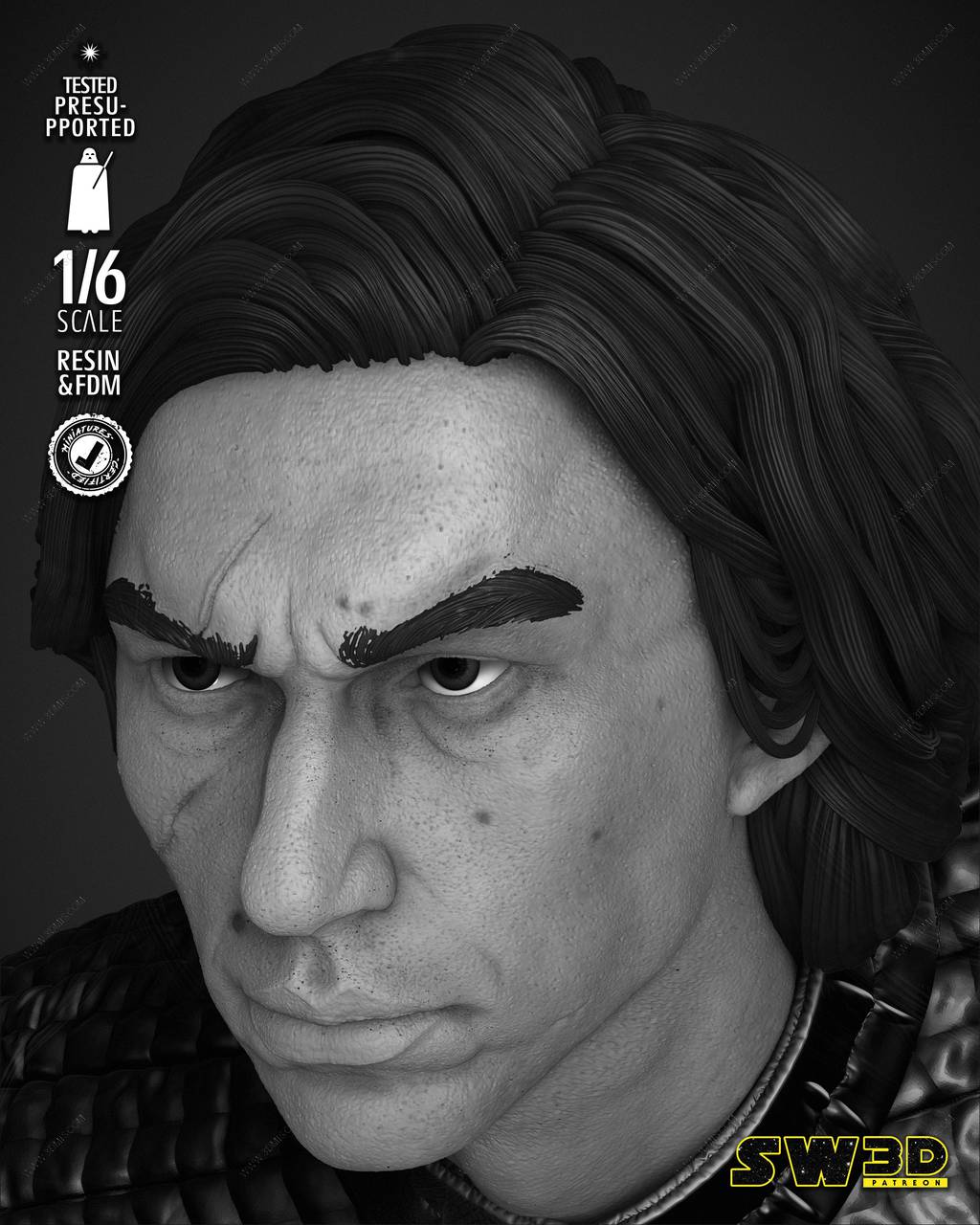 P站图纸印象馆 SW3D 星球大战 凯洛·伦 SW3D 星球大战 凯洛·伦