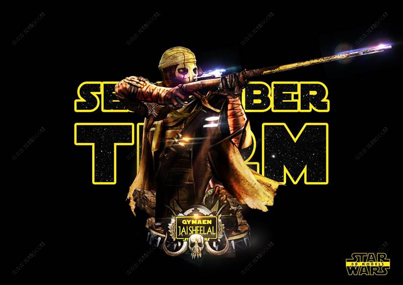 P站图纸印象馆 SW3D 星球大战 格里弗斯将军 SW3D 星球大战 格里弗斯将军