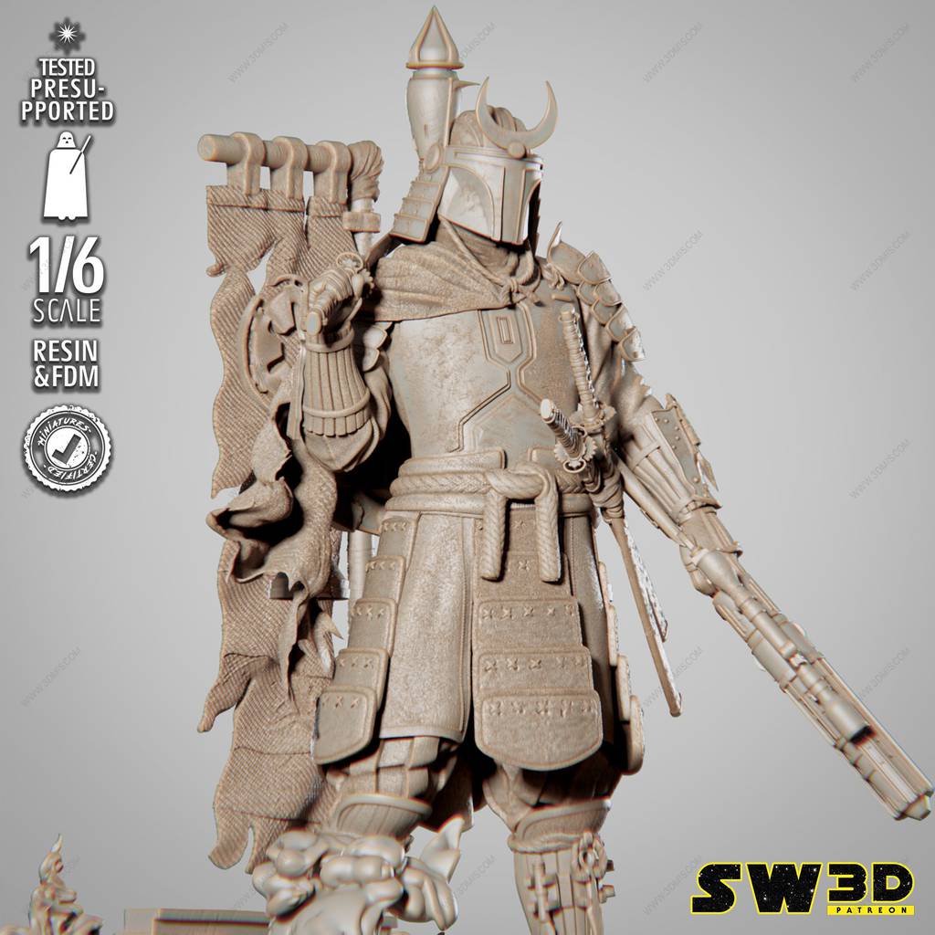 P站图纸印象馆 SW3D 星球大战 波巴·费特 SW3D 星球大战 波巴·费特