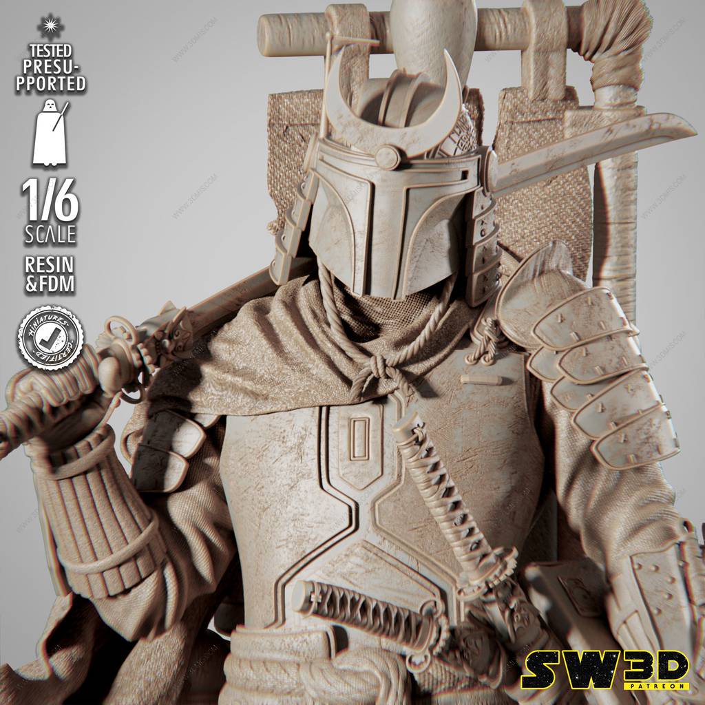 P站图纸印象馆 SW3D 星球大战 波巴·费特 SW3D 星球大战 波巴·费特