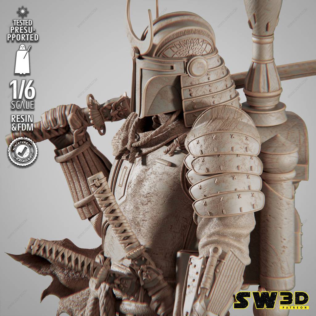 P站图纸印象馆 SW3D 星球大战 波巴·费特 SW3D 星球大战 波巴·费特