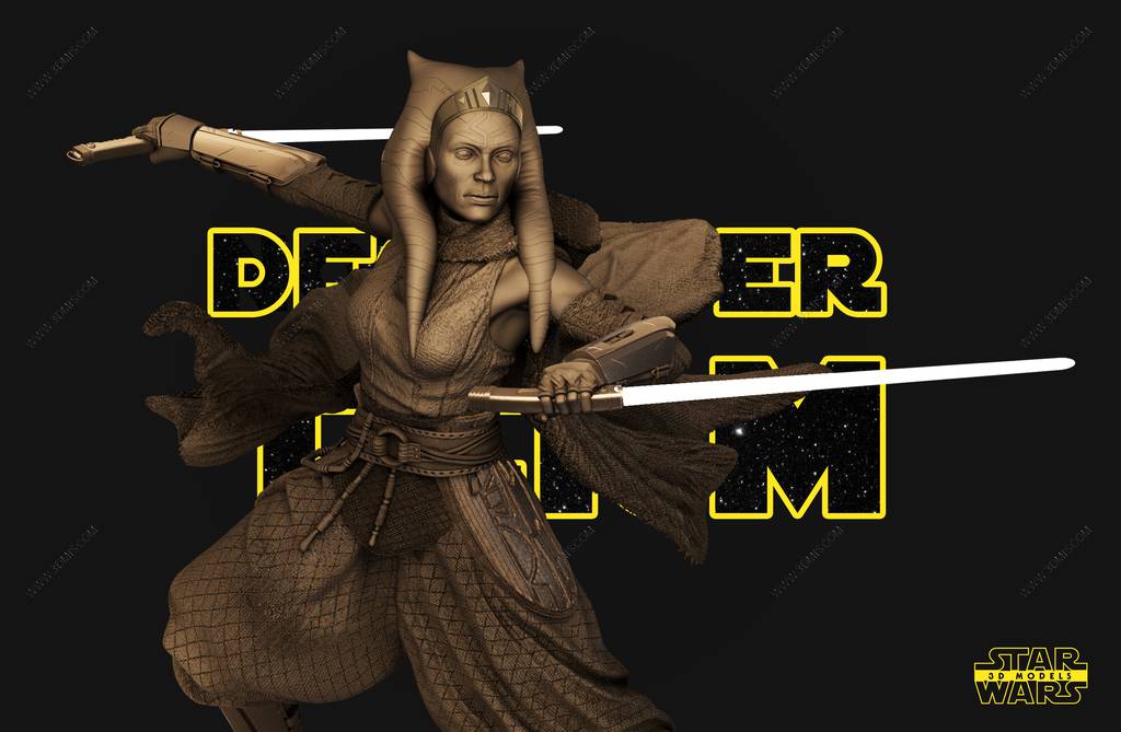 P站图纸印象馆 SW3D 星球大战 阿索卡·塔诺 SW3D 星球大战 阿索卡·塔诺