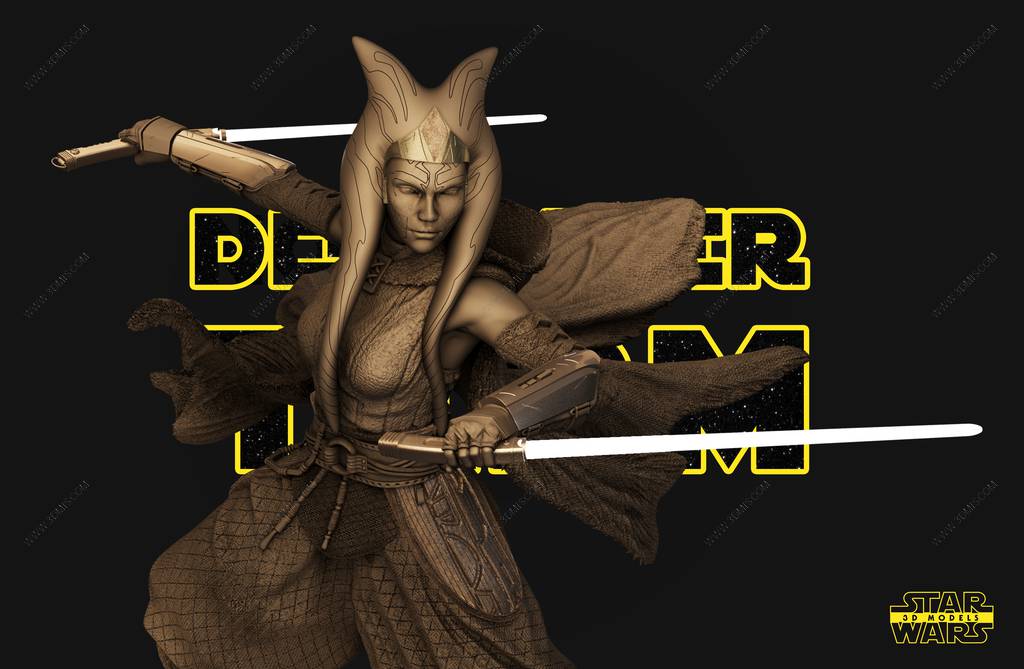 P站图纸印象馆 SW3D 星球大战 阿索卡·塔诺 SW3D 星球大战 阿索卡·塔诺