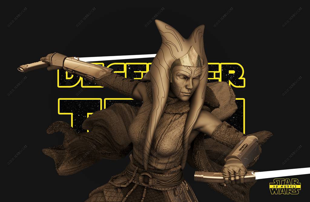 P站图纸印象馆 SW3D 星球大战 阿索卡·塔诺 SW3D 星球大战 阿索卡·塔诺