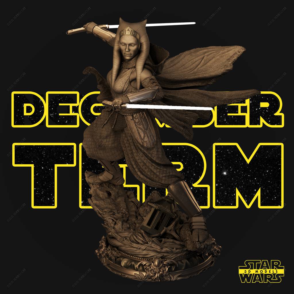 P站图纸印象馆 SW3D 星球大战 阿索卡·塔诺 SW3D 星球大战 阿索卡·塔诺