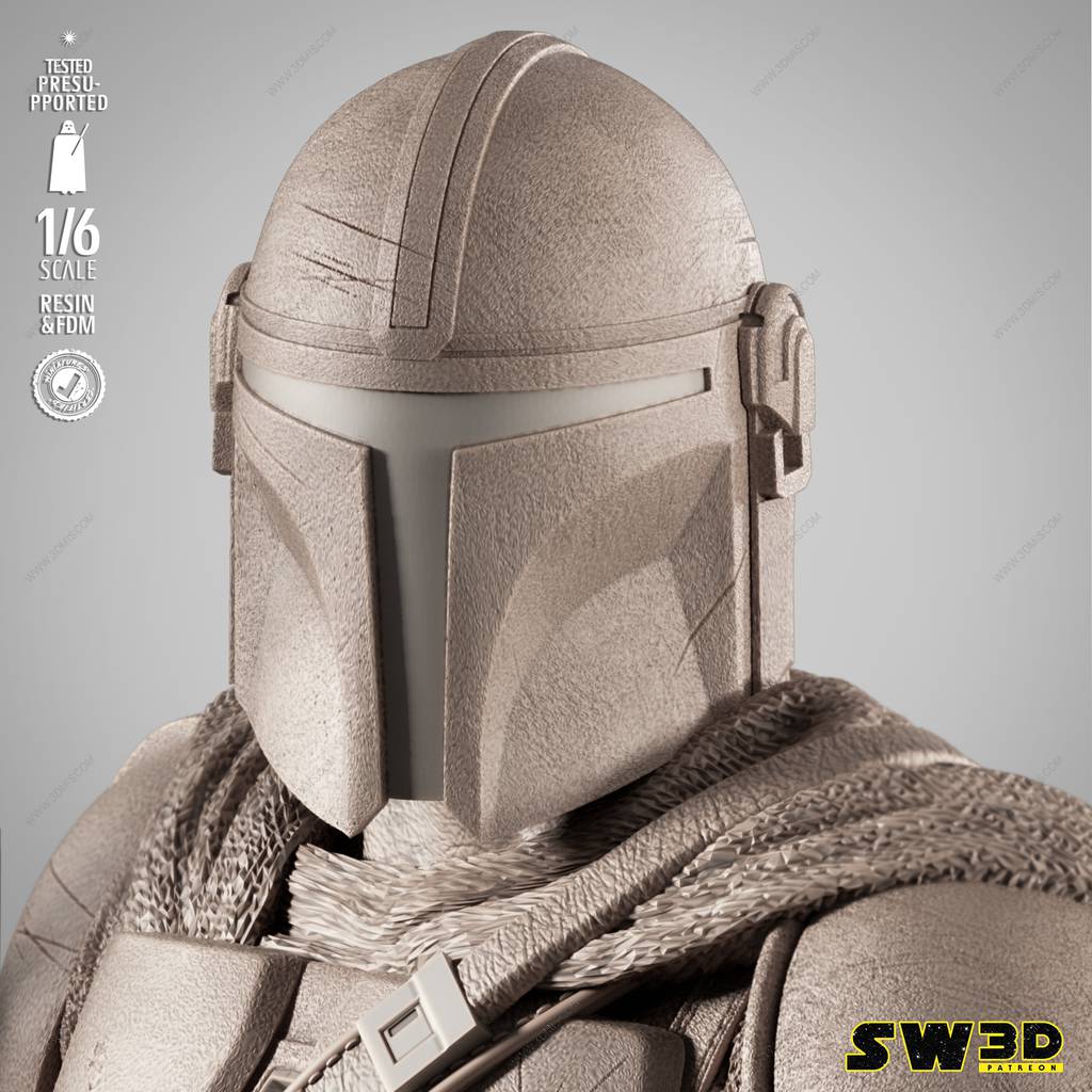 P站图纸印象馆 SW3D 星球大战 曼达洛人 SW3D 星球大战 曼达洛人