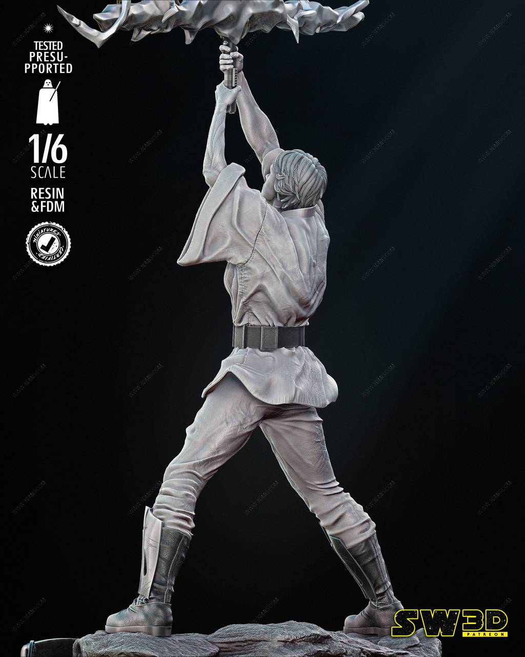 P站图纸印象馆 SW3D 星球大战 卢克 SW3D 星球大战 卢克