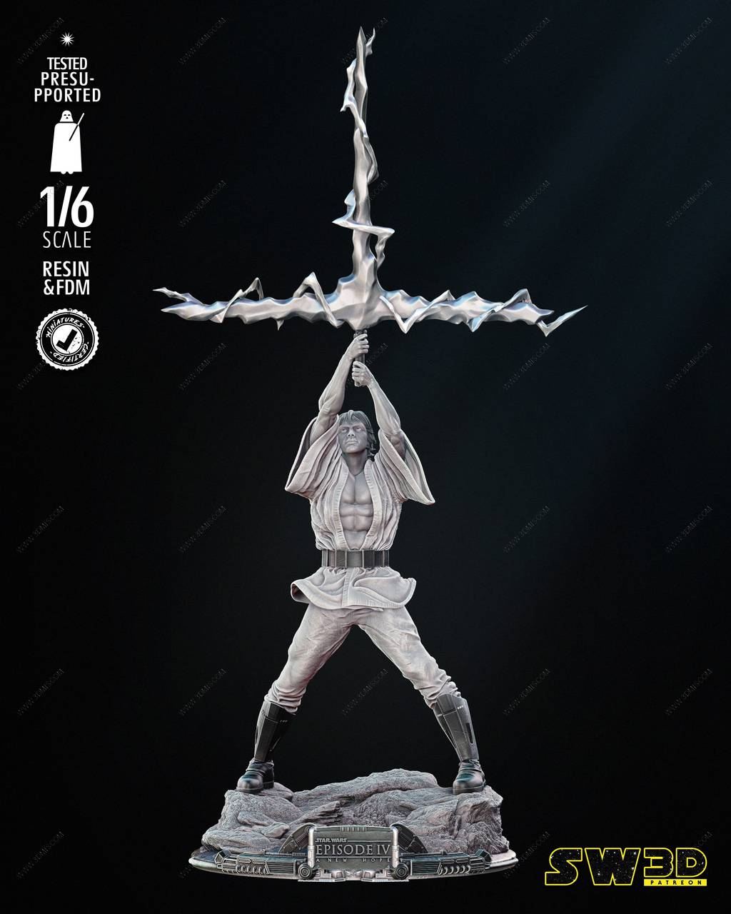 P站图纸印象馆 SW3D 星球大战 卢克 SW3D 星球大战 卢克