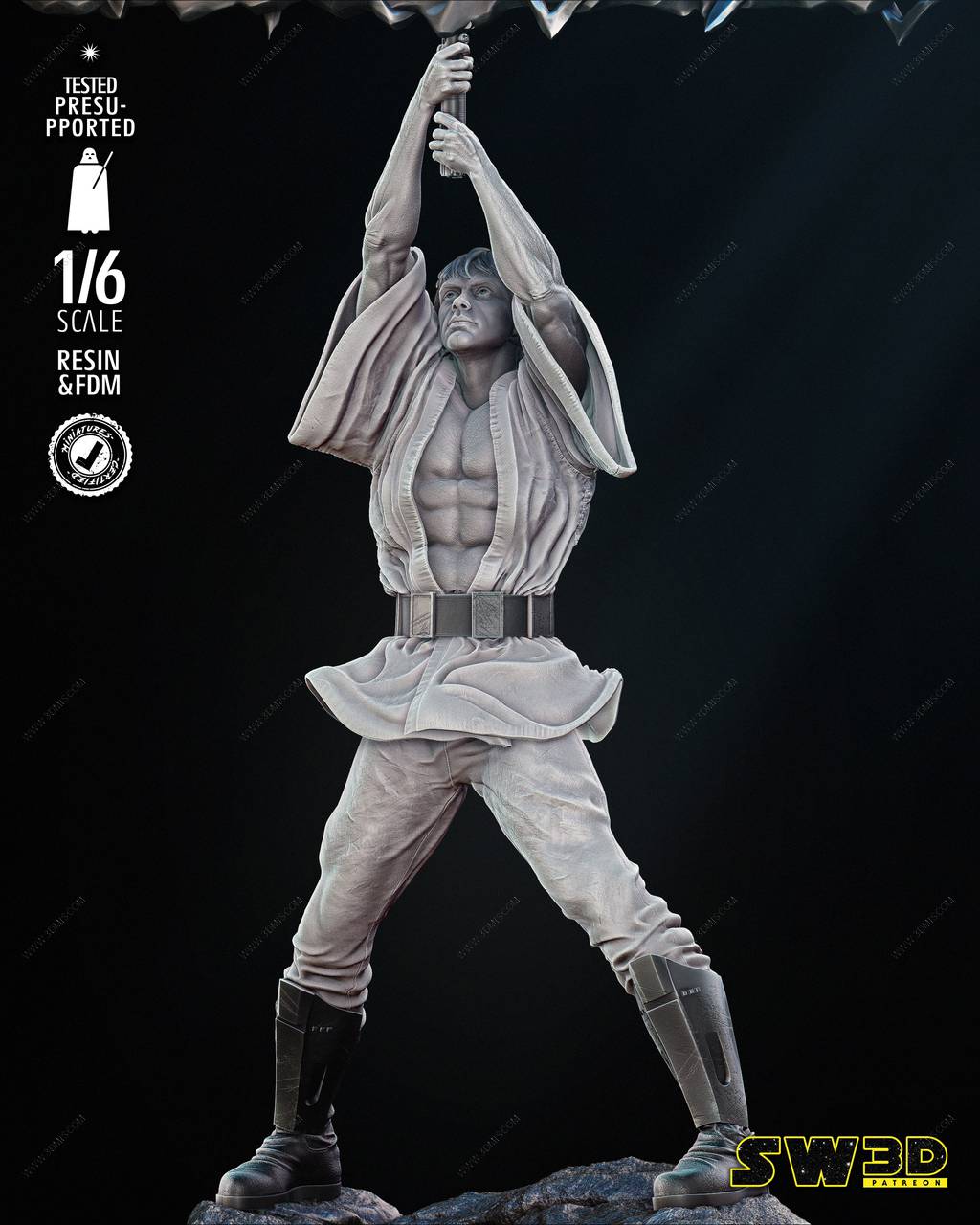 P站图纸印象馆 SW3D 星球大战 卢克 SW3D 星球大战 卢克