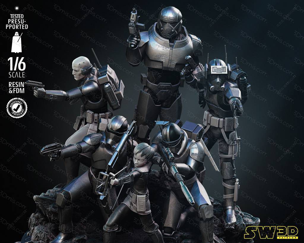 P站图纸印象馆 SW3D 星球大战 异等小队 SW3D 星球大战 异等小队