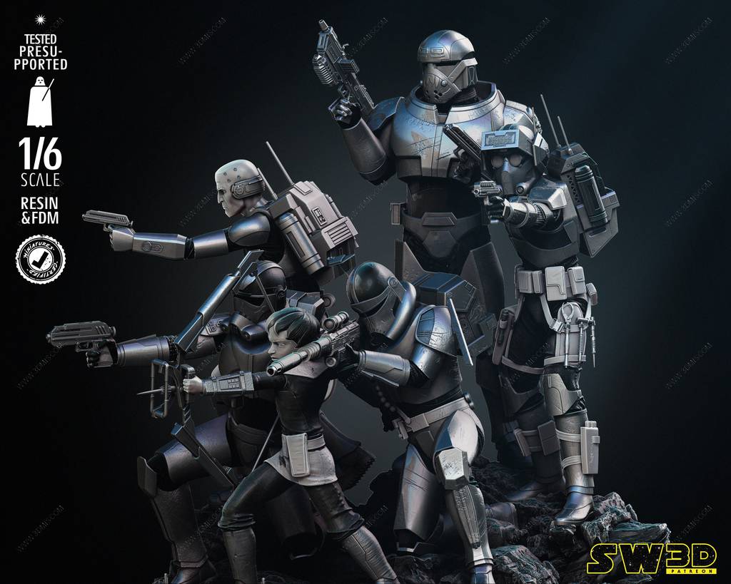 P站图纸印象馆 SW3D 星球大战 异等小队 SW3D 星球大战 异等小队