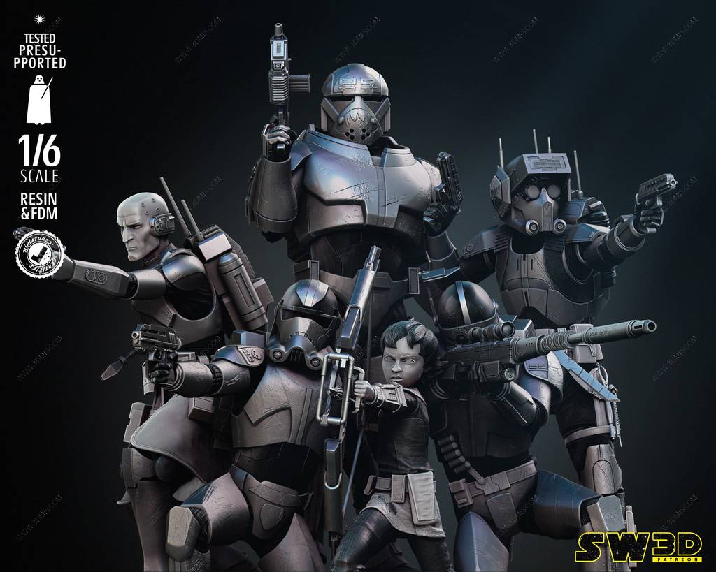 P站图纸印象馆 SW3D 星球大战 异等小队 SW3D 星球大战 异等小队