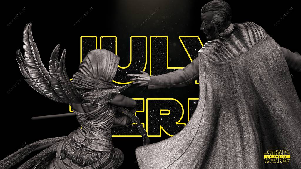 P站图纸印象馆 SW3D 星球大战 杜库伯爵 SW3D 星球大战 杜库伯爵