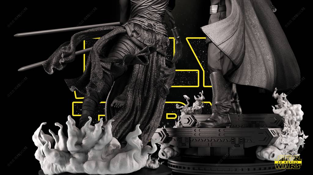 P站图纸印象馆 SW3D 星球大战 杜库伯爵 SW3D 星球大战 杜库伯爵