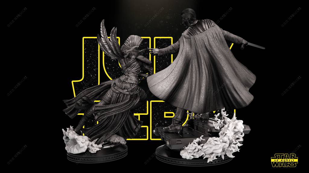 P站图纸印象馆 SW3D 星球大战 杜库伯爵 SW3D 星球大战 杜库伯爵