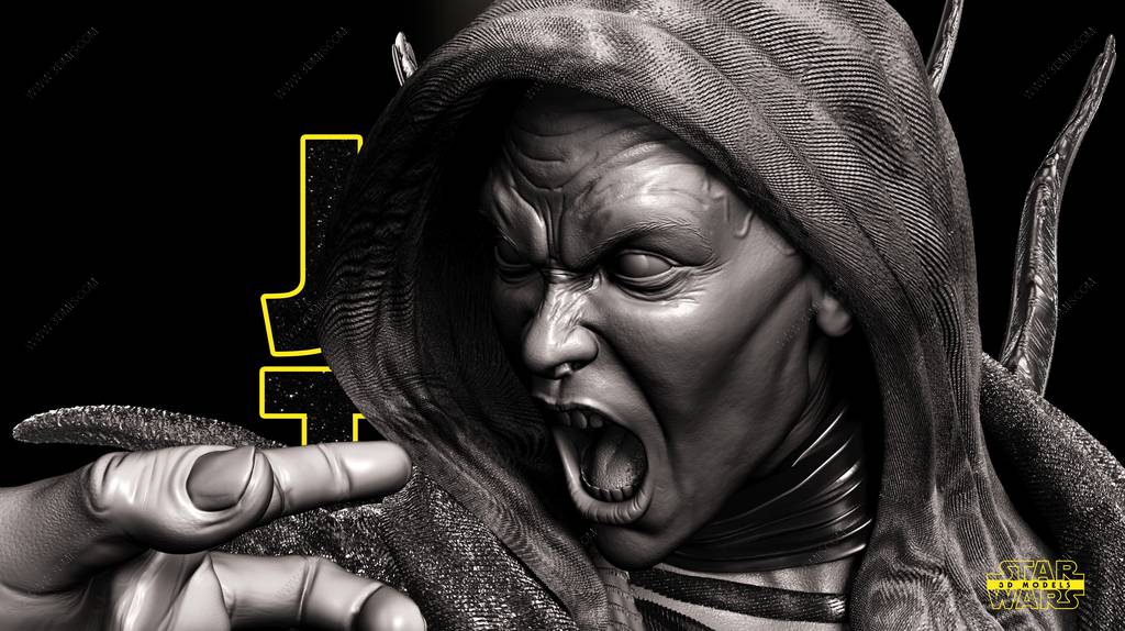 P站图纸印象馆 SW3D 星球大战 杜库伯爵 SW3D 星球大战 杜库伯爵