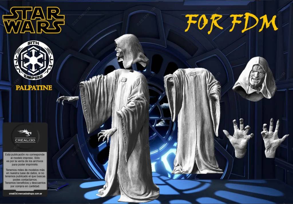 P站图纸印象馆 SW3D 星球大战 达斯·西迪厄斯 SW3D 星球大战 达斯·西迪厄斯