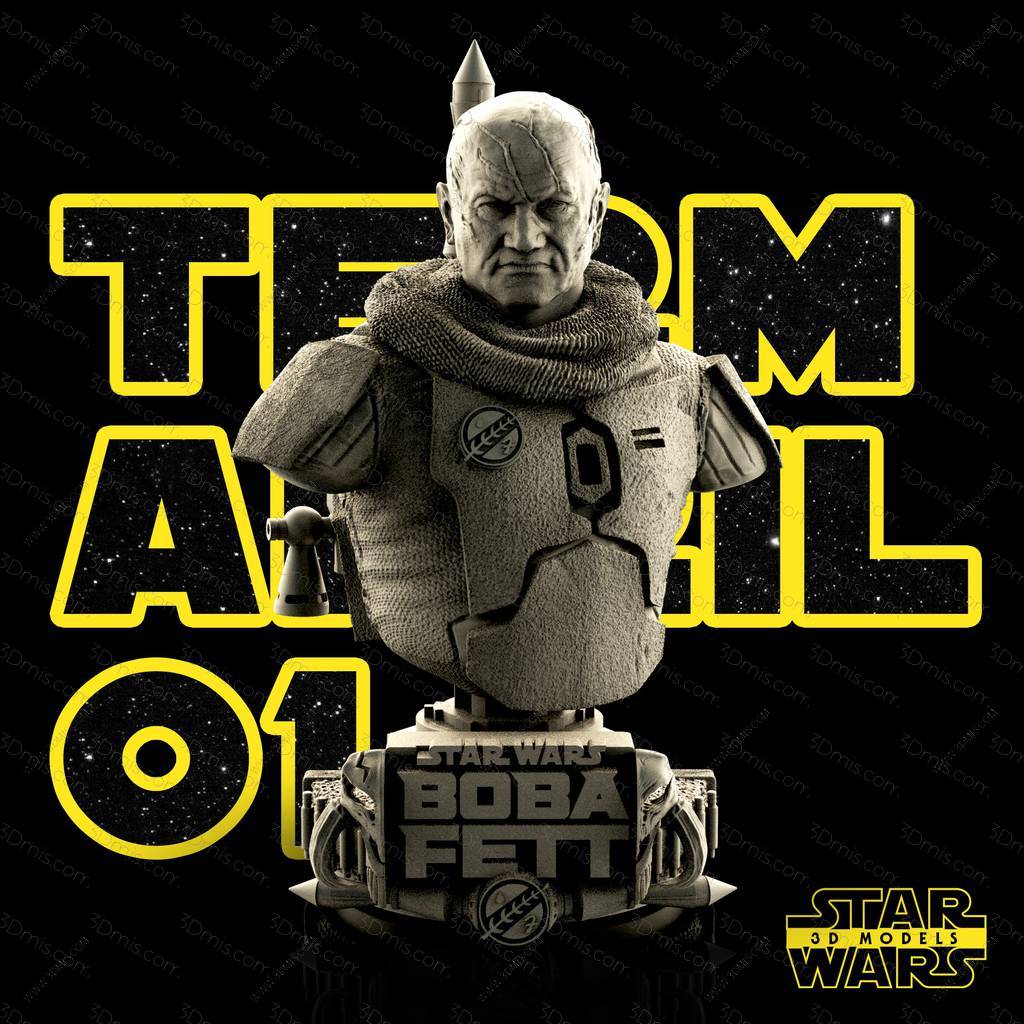 P站图纸印象馆 SW3D 星球大战 波巴·费特 SW3D 星球大战 波巴·费特